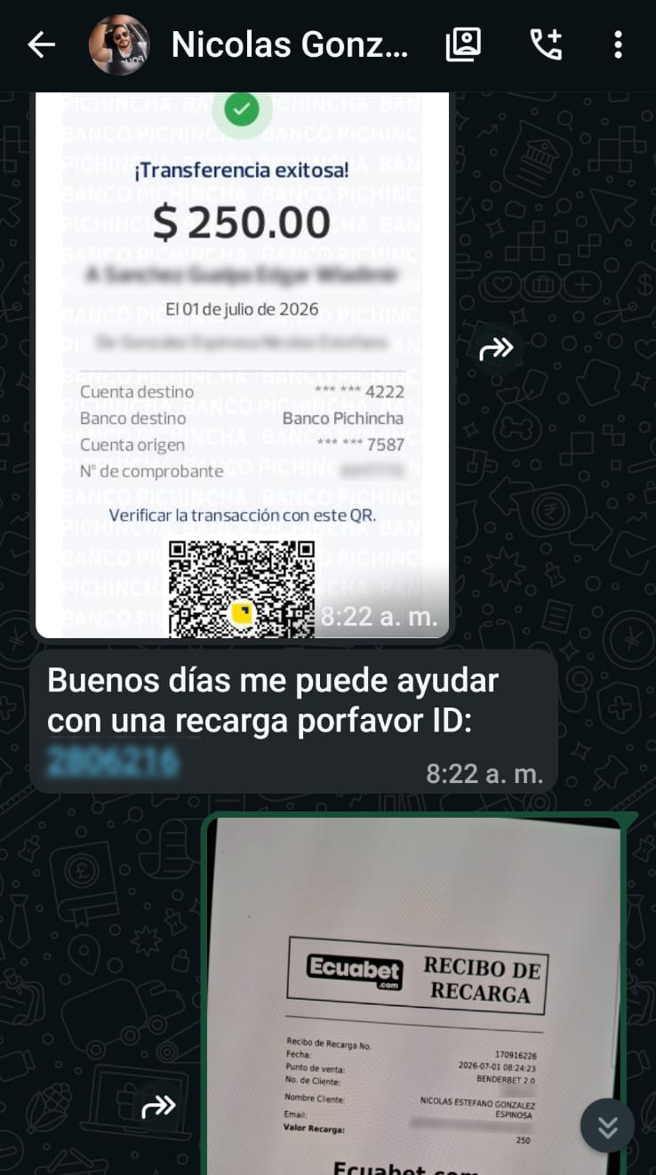 Comprobante de cliente