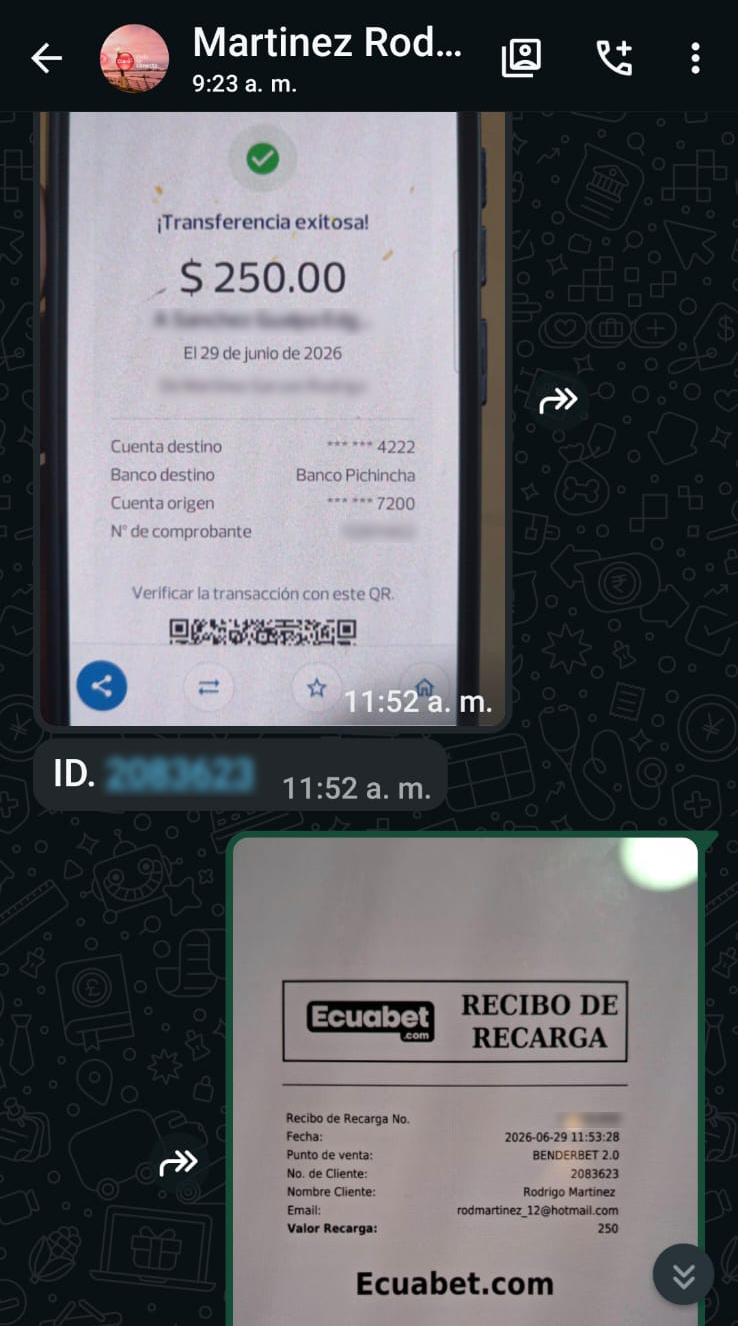 Comprobante de cliente