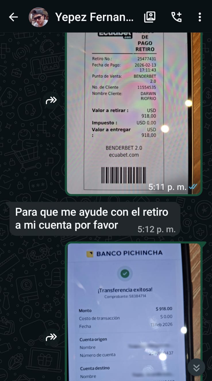 Comprobante de cliente